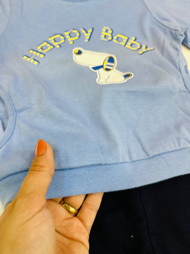 ست بلوز و شلوار بچگانه اورجینال Happy Baby