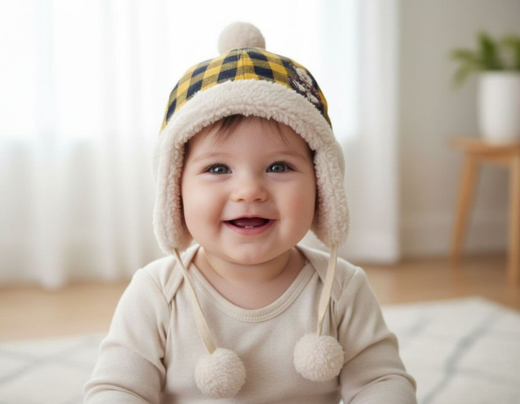 کلاه برند Happy land ضد حساسیت سایز ۴۸cm