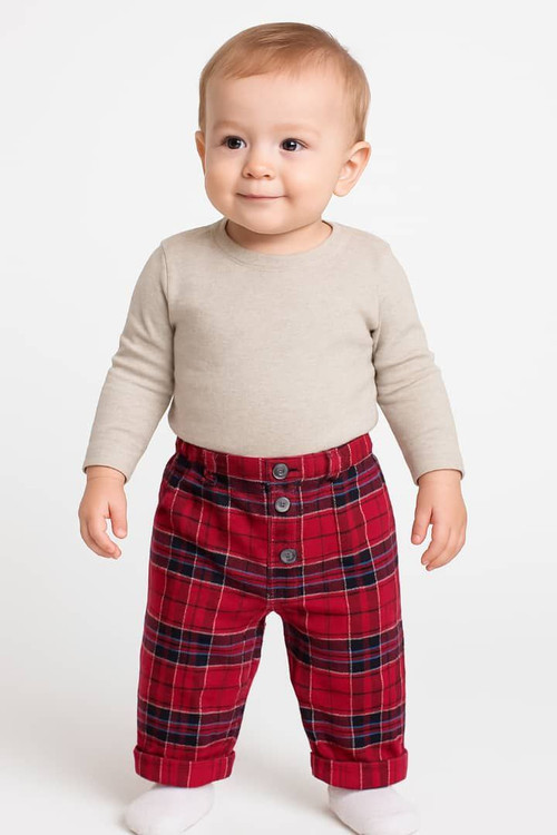 خرید شلوار نوزادی کشمیر کره ای