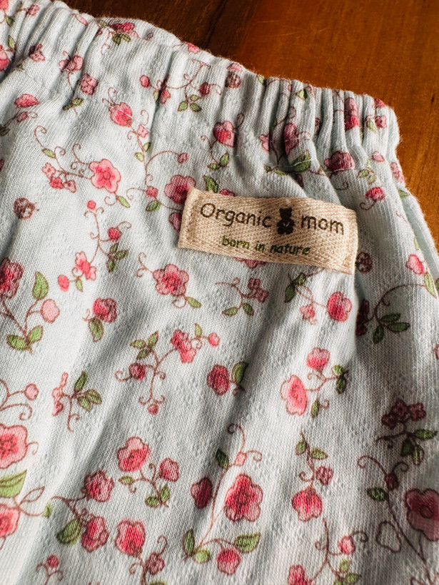 شلوار نوزادی ۱۰۰٪نخ پنبه برند organic mom