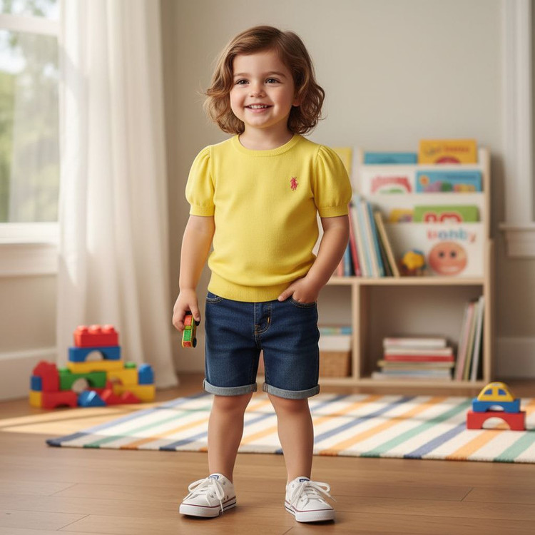 خرید بلوز بافت ۵تا۶سال وارداتی از کره جنوبی