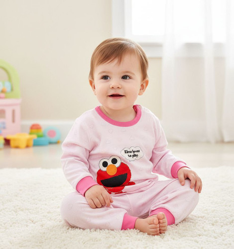 خرید ست بلوز شلوار بچگانه نخ پنبه وارداتی از کره