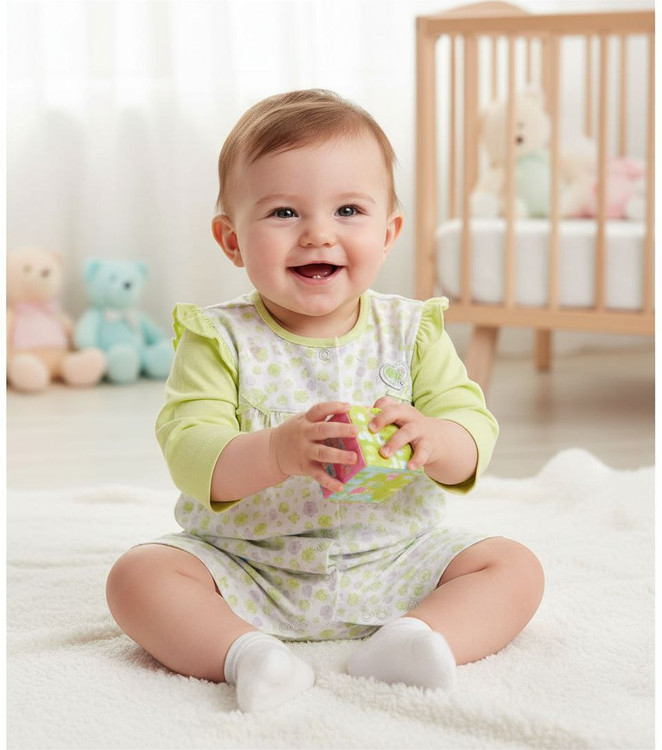 خرید رامپر نوزادی ۱۰۰٪نخ پنبه وارداتی از کره جنوبی