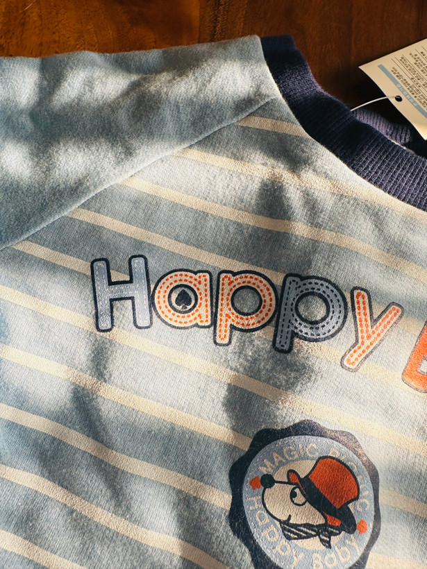 ست بلوز وشلوار بچگانه نخ پنبه برند Happy baby اورجینال