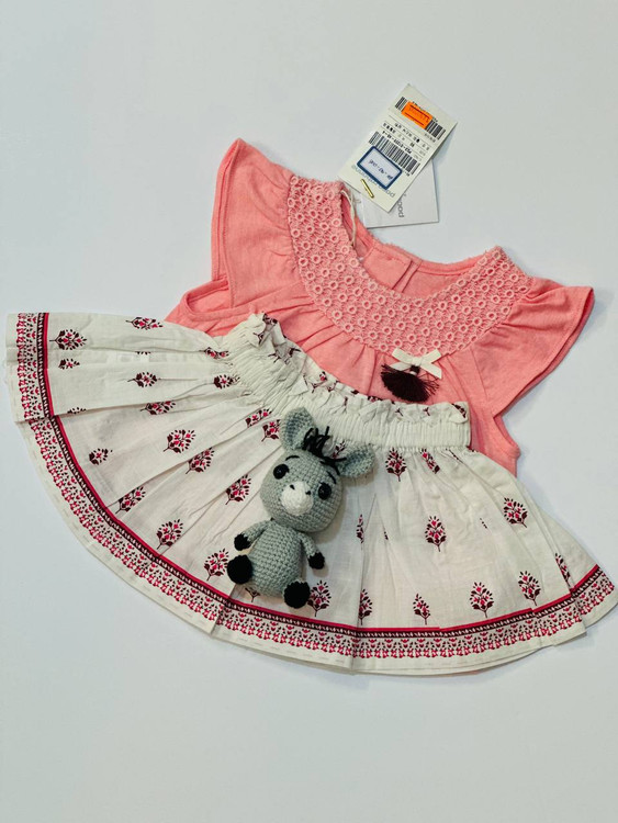 خرید ست بلوز دامن بچگانه عید وارداتی از کره