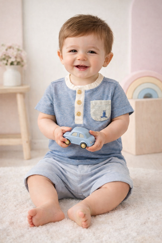 خرید بلوز شلوارک بچگانه نخ پنبه وارداتی از کره جنوبی